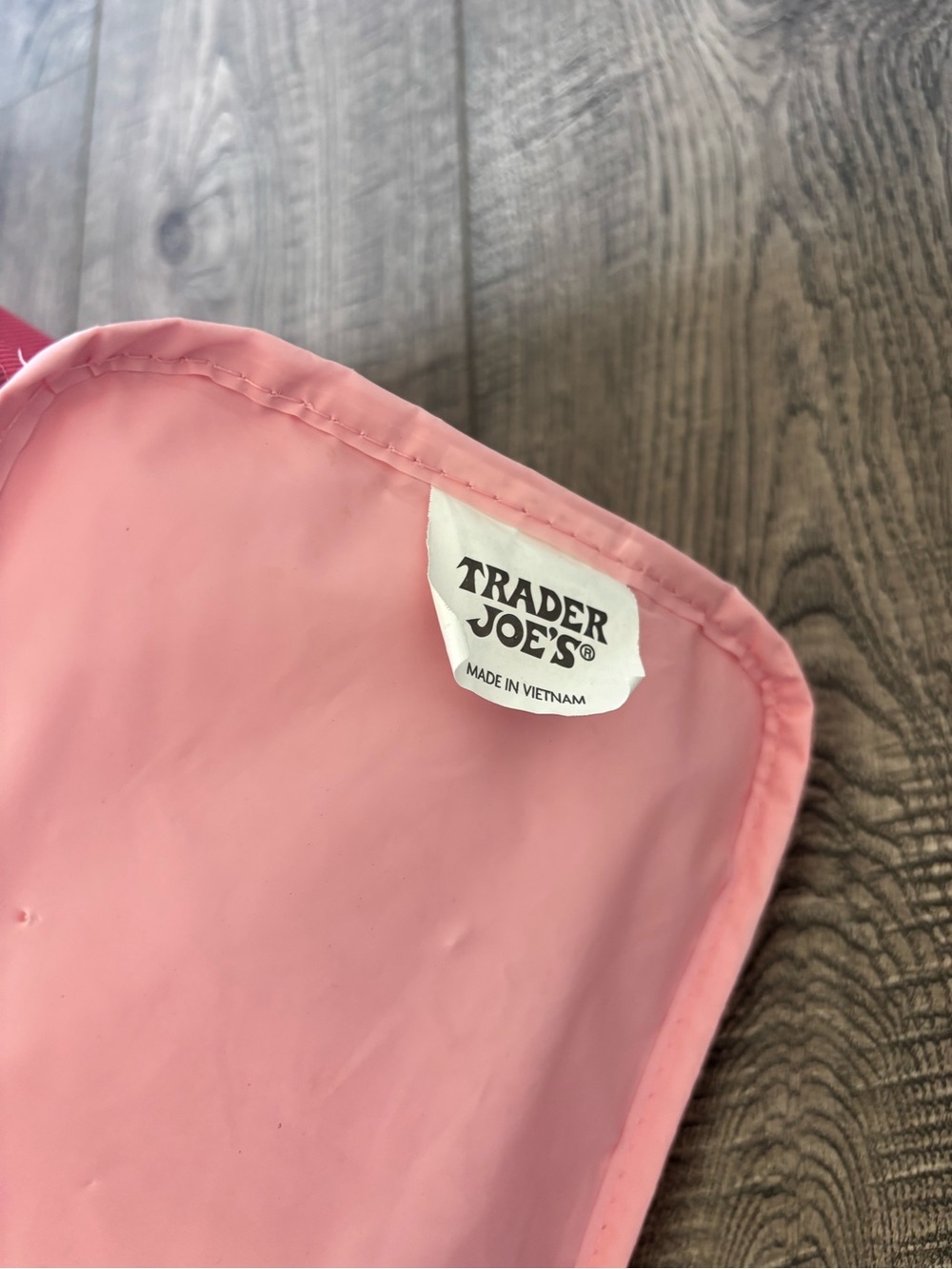 Trader Joe's Pink Mini Tote Cooler Bag - Picture 8 of 9